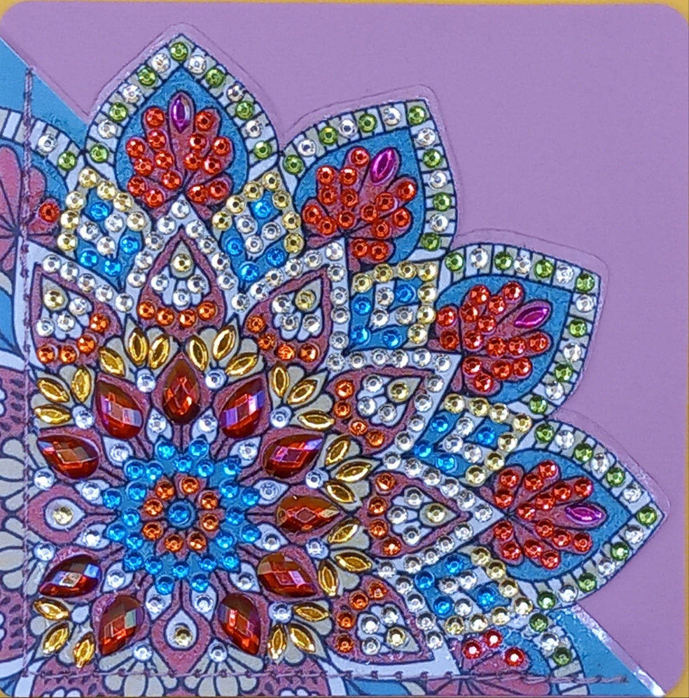 1pc Diamond Art Mandala Corner Bookmark
