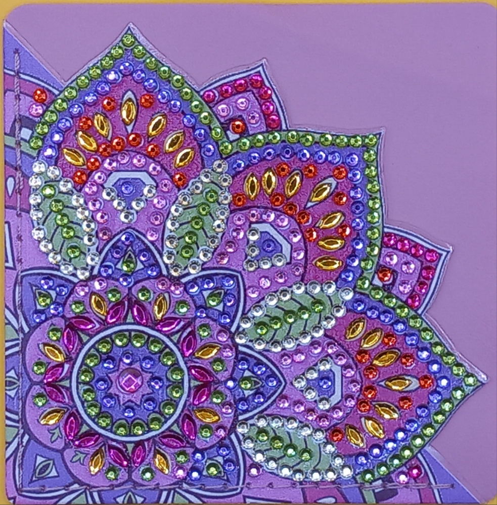 1pc Diamond Art Mandala Corner Bookmark
