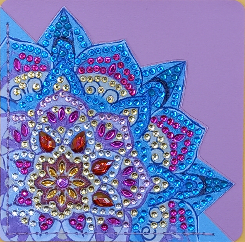 1pc Diamond Art Mandala Corner Bookmark