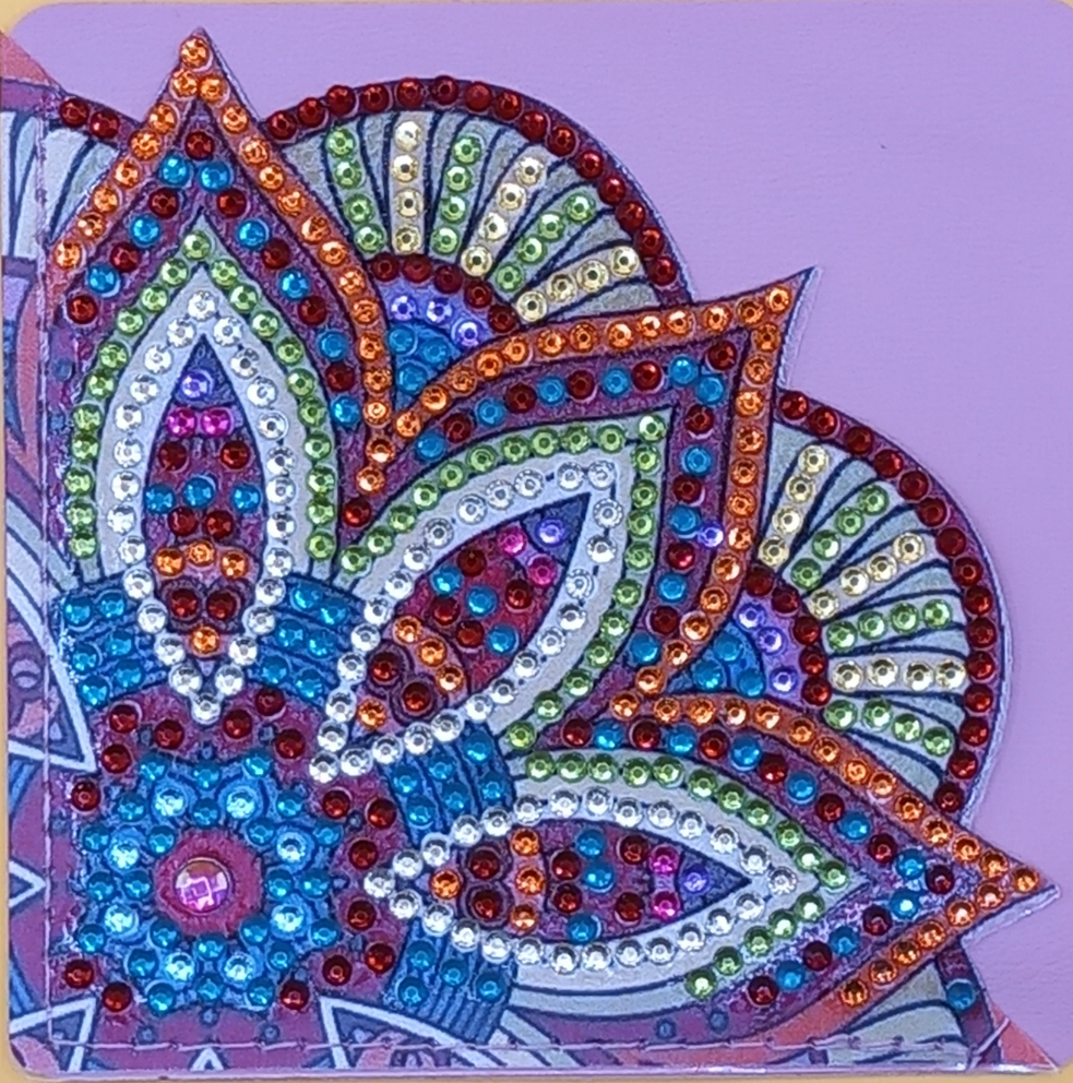 1pc Diamond Art Mandala Corner Bookmark