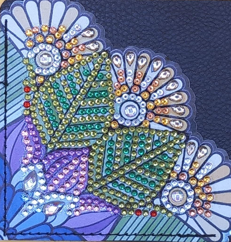 1pc Diamond Art Mandala Corner Bookmark