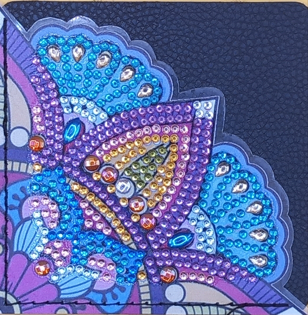1pc Diamond Art Mandala Corner Bookmark
