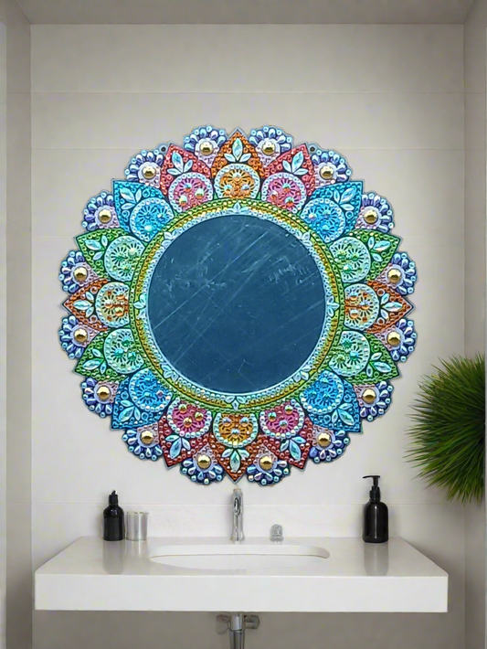 1pc Pre-Made Diamond Art Versatile Mirror