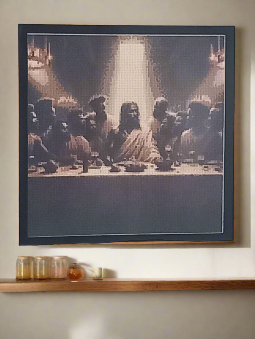 2pcs Diamond Art The Last Supper Picture & Frame Set