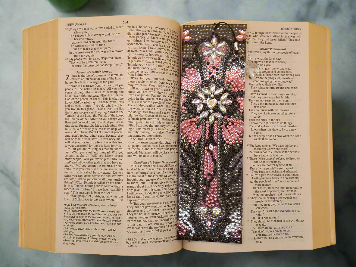 1pc Diamond Art Cross Bookmark