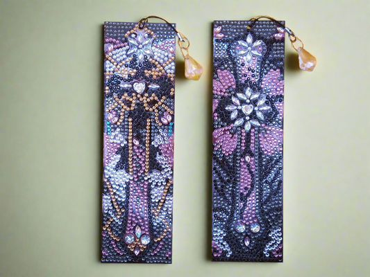 1pc Pre-Made Diamond Art Cross Bookmark