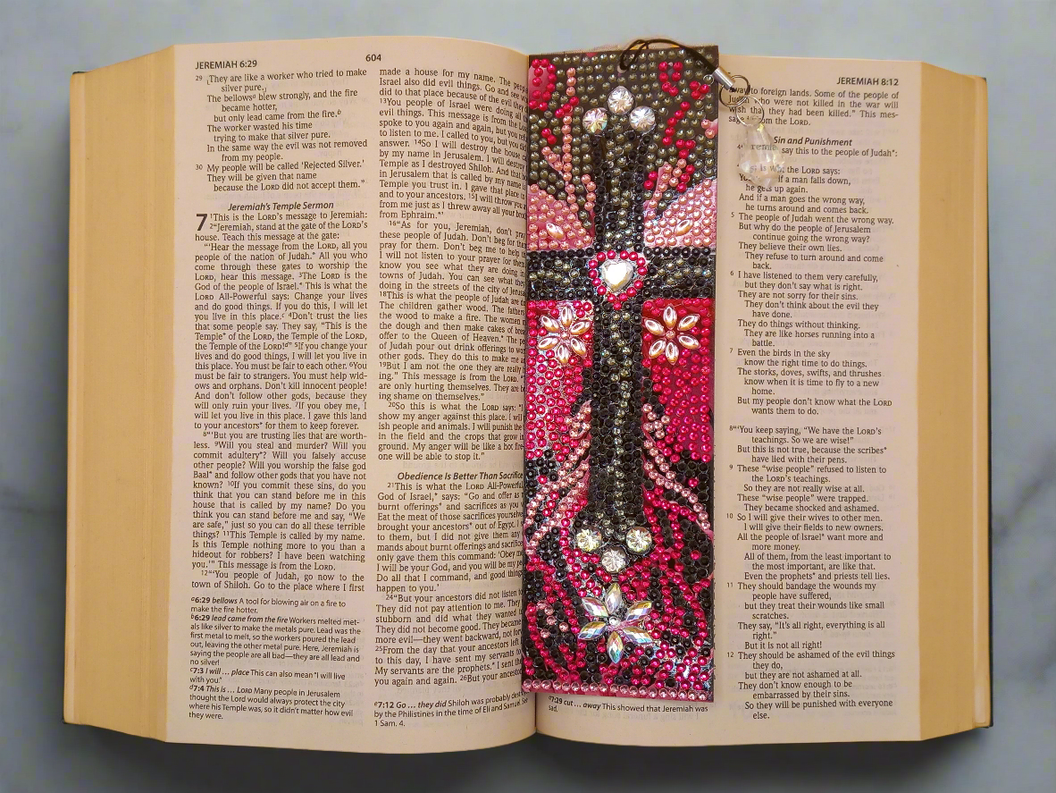 1pc Diamond Art Cross Bookmark