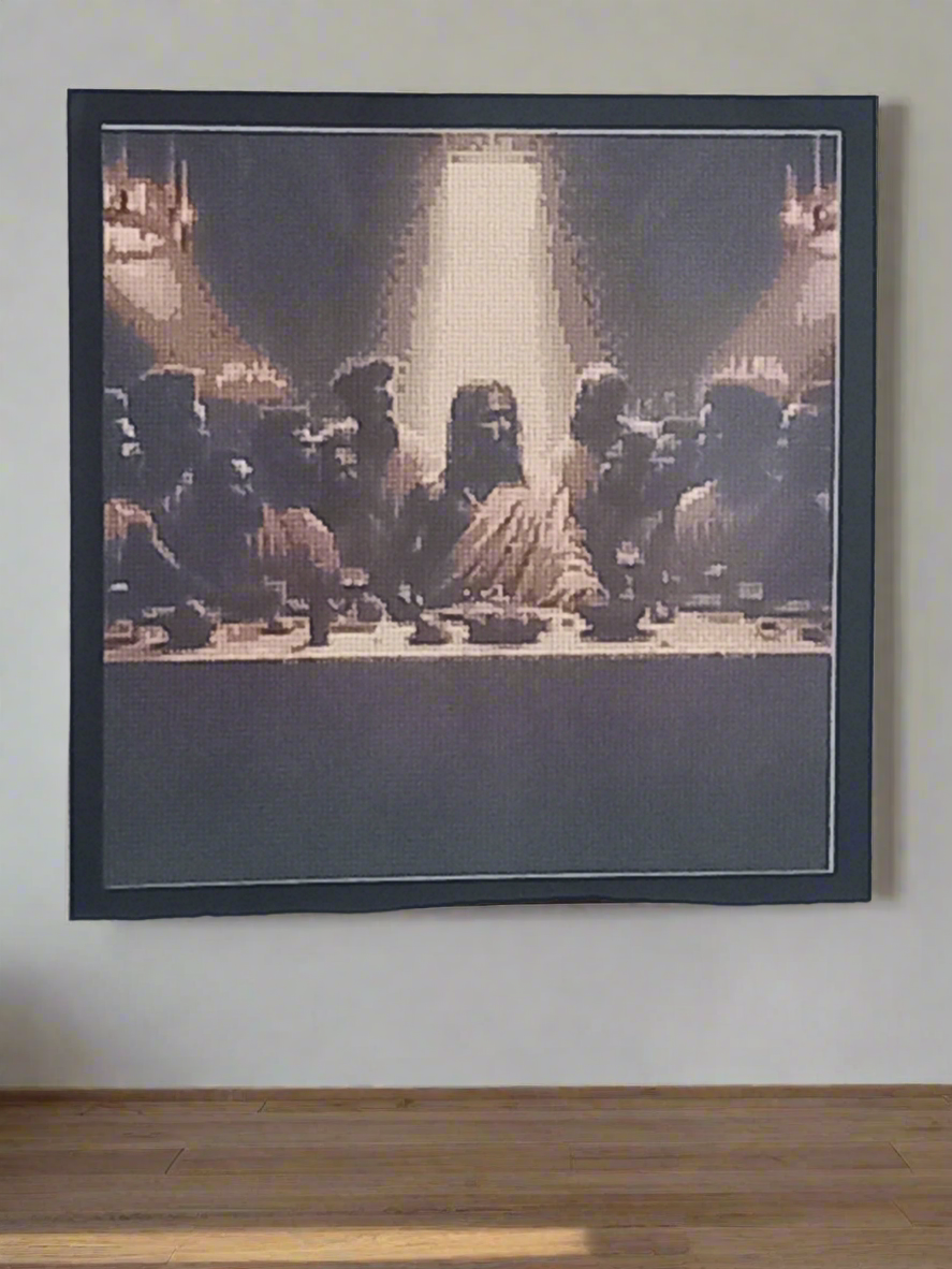 2pcs Diamond Art The Last Supper Picture & Frame Set