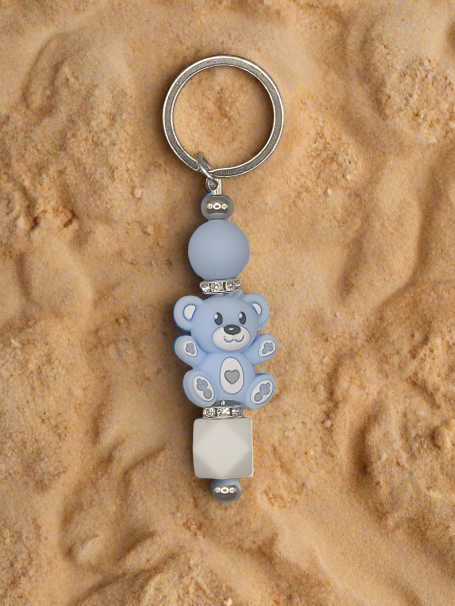 1pc Beadable Bear Versatile Keyring