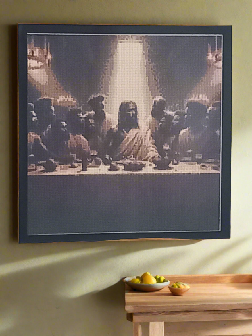 2pcs Diamond Art The Last Supper Picture & Frame Set
