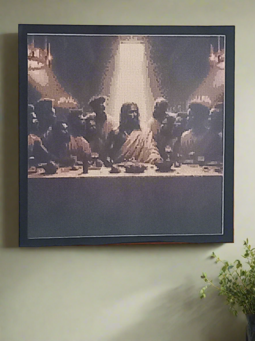 2pcs Diamond Art The Last Supper Picture & Frame Set