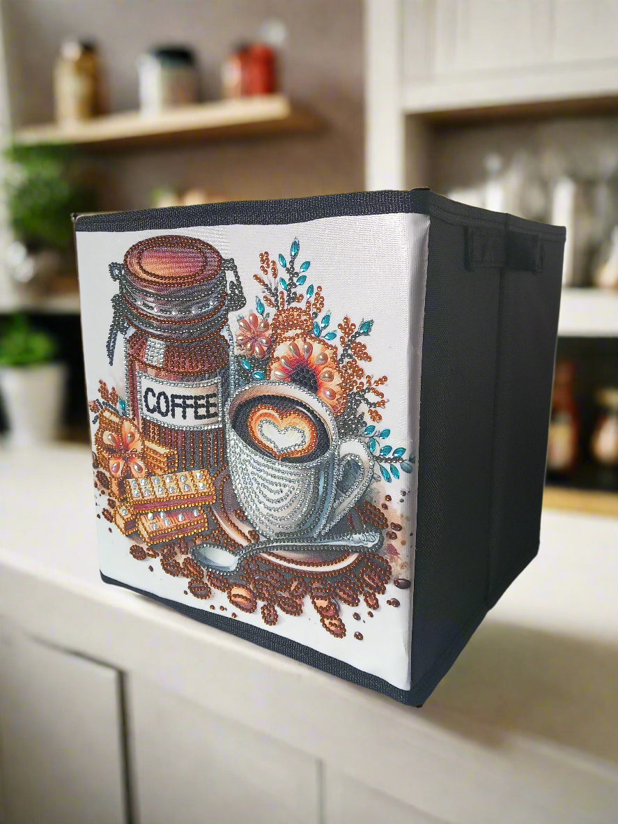 1pc Diamond Art Foldable Storage Box