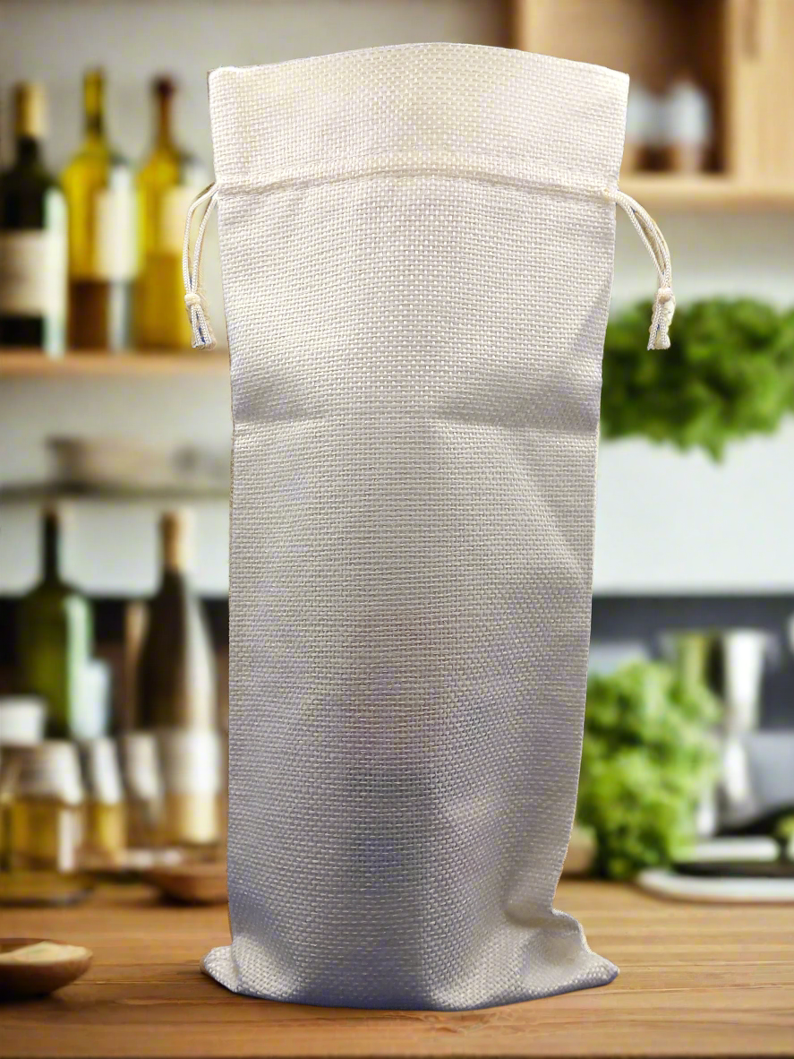 1pc Diamond Art Blue Pattern Wine Bag