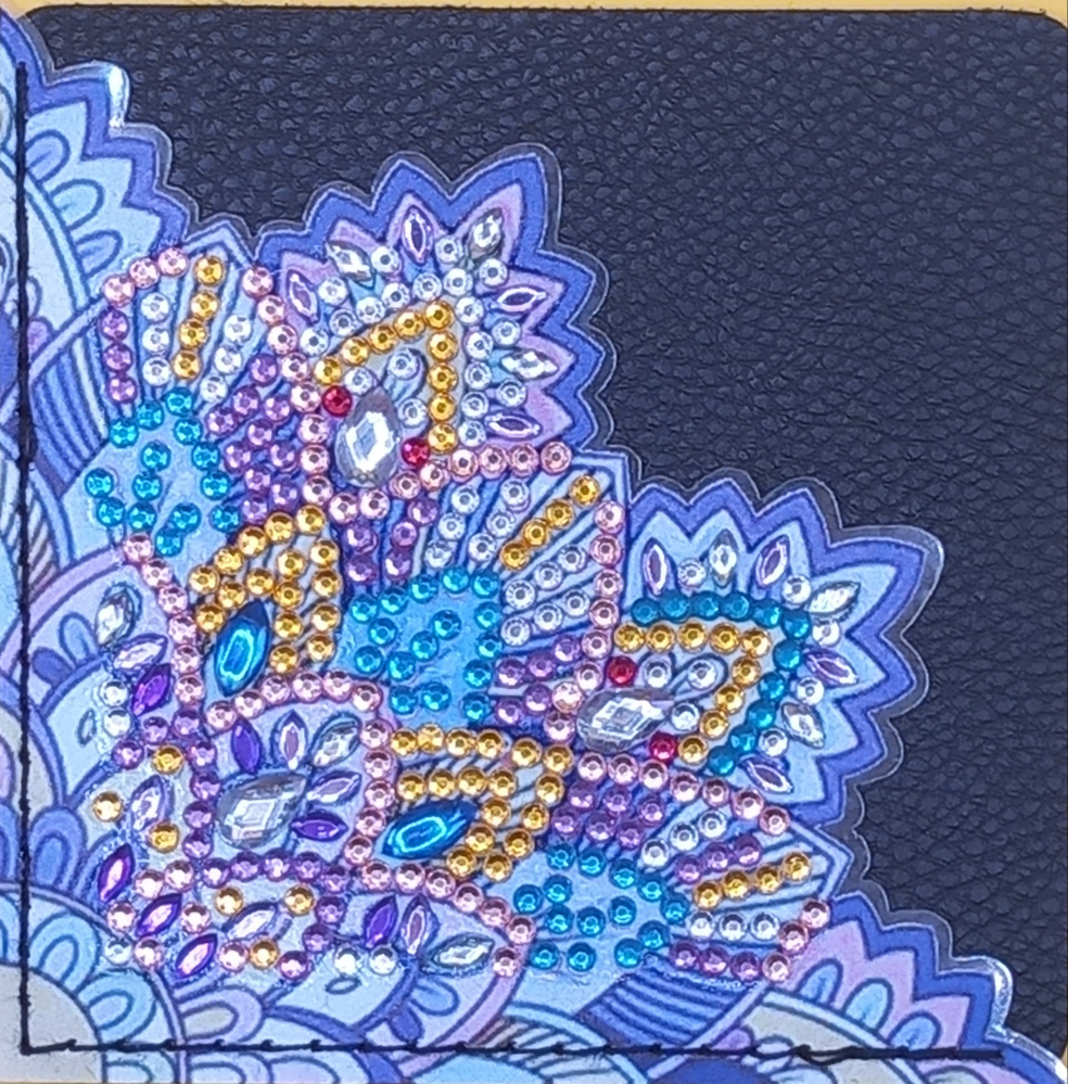 1pc Diamond Art Mandala Corner Bookmark