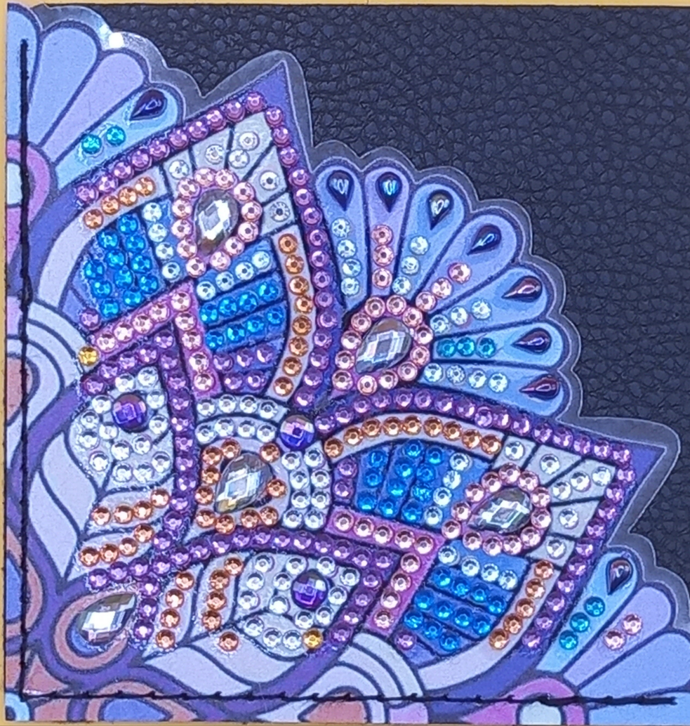 1pc Diamond Art Mandala Corner Bookmark
