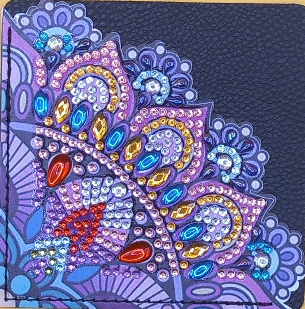 1pc Diamond Art Mandala Corner Bookmark