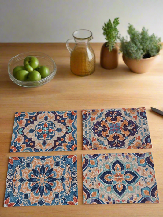 4pcs Diamond Art Mandala Placemat