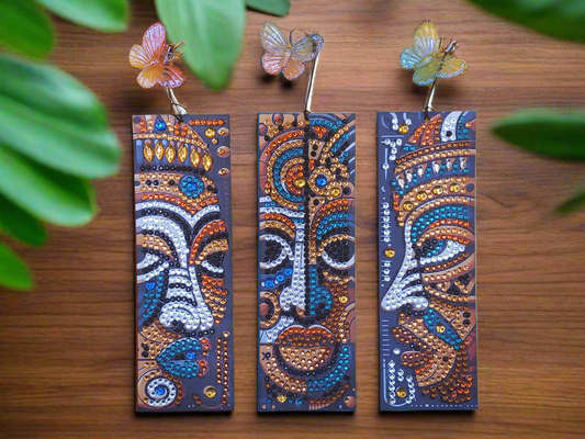 3pcs Diamond Art Tribal Bookmark