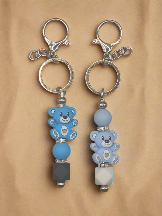 1pc Beadable Bear Versatile Keyring