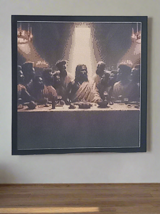 2pcs Diamond Art The Last Supper Picture & Frame Set