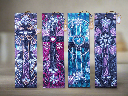 1pc Diamond Art Cross Bookmark
