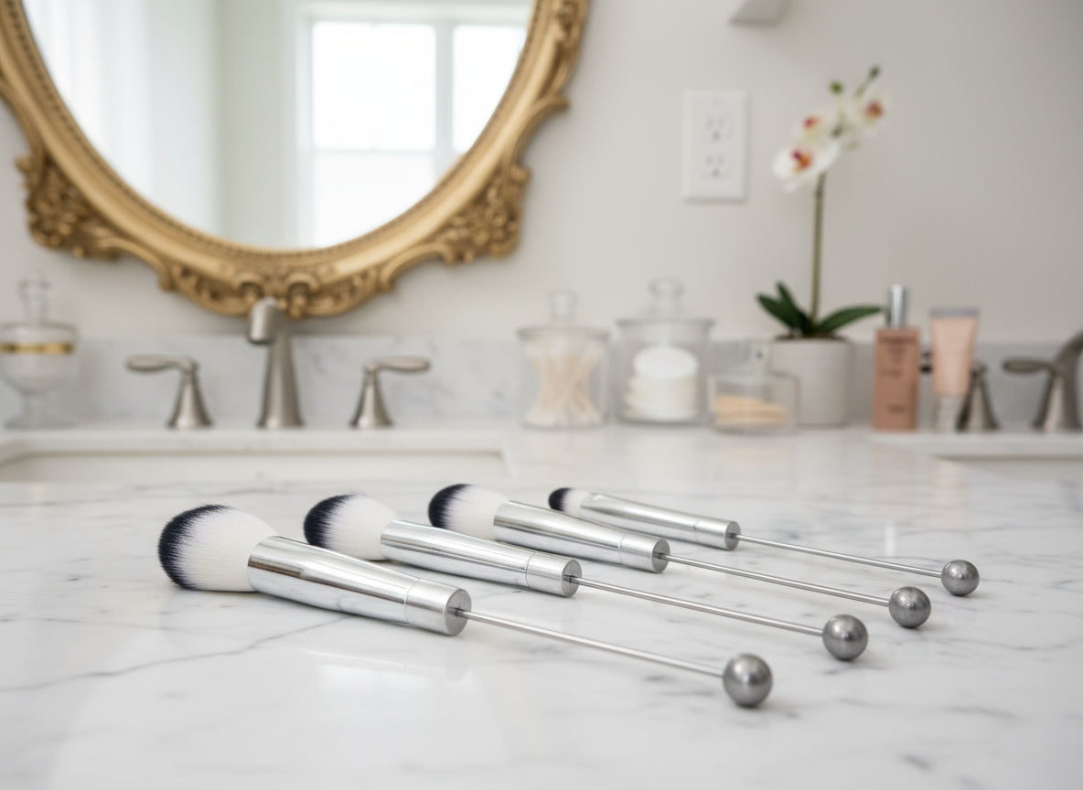 5pcs DIY Beadable Makeup Brush Set