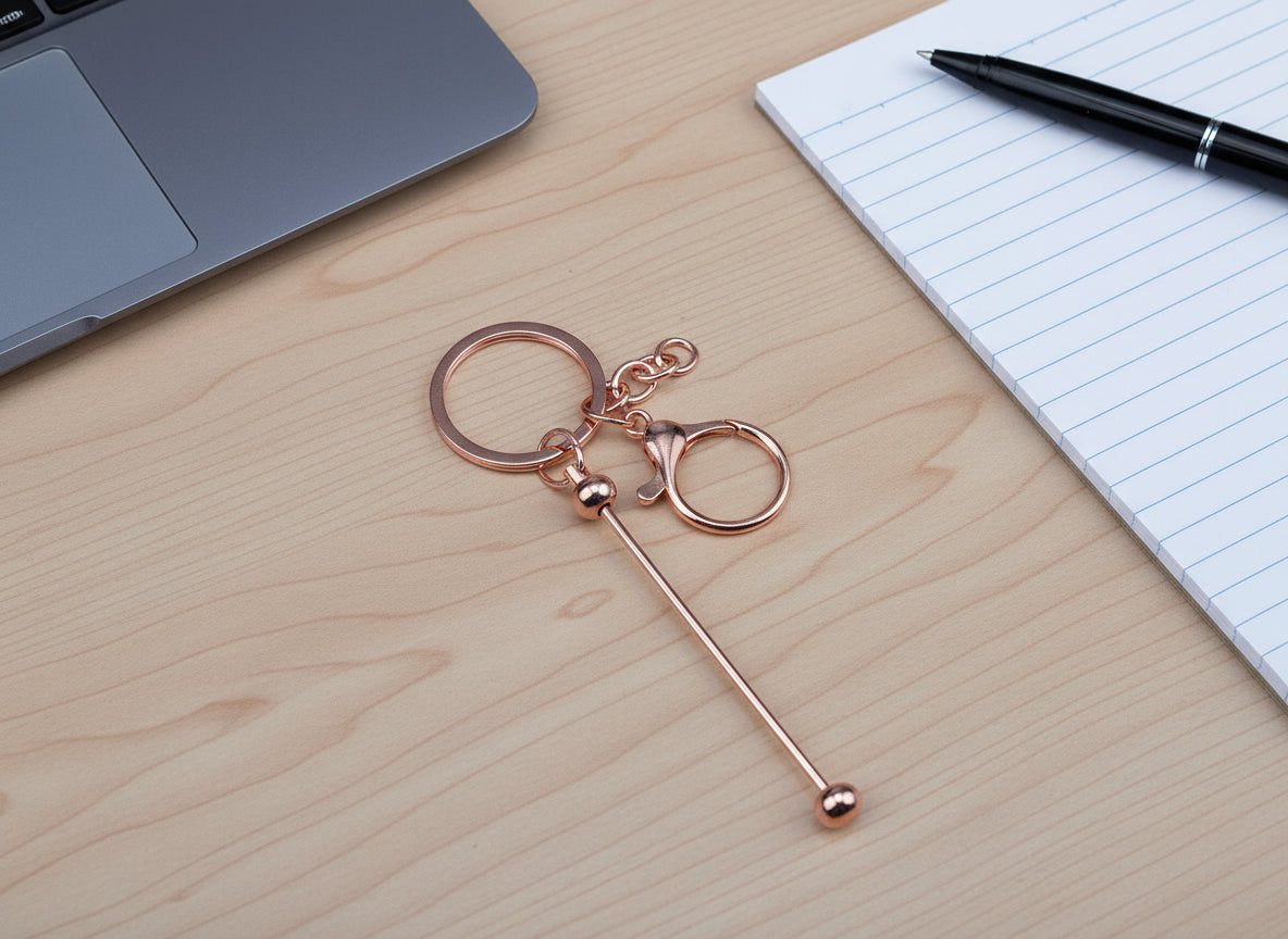 1pc DIY Beadable Keychain