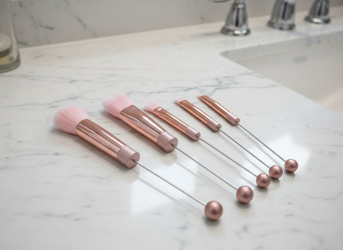 5pcs DIY Beadable Makeup Brush Set
