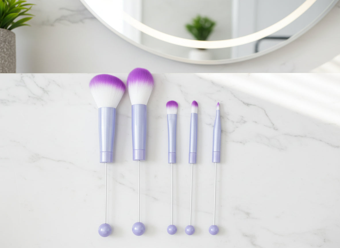 5pcs DIY Beadable Makeup Brush Set