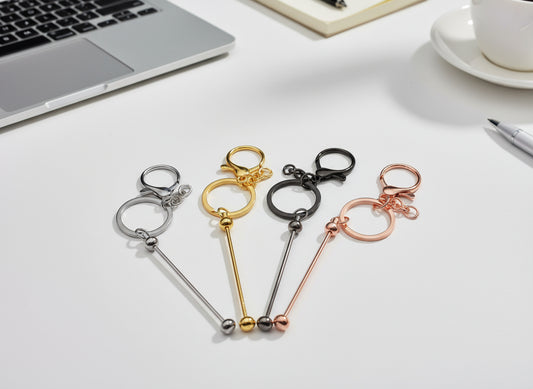 1pc DIY Beadable Keychain