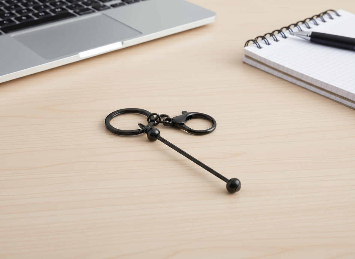 1pc DIY Beadable Keychain